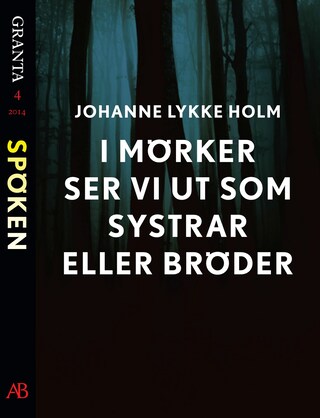 I mörker ser vi ut som systrar eller bröder: en e-singel ur Granta #4 bookCoverFor