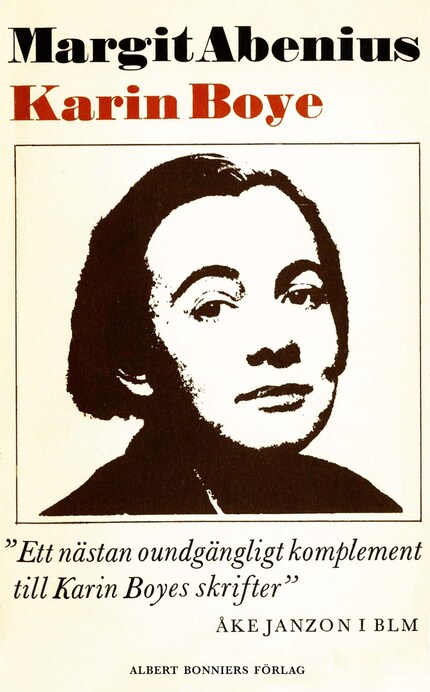 Karin Boye bookCoverFor