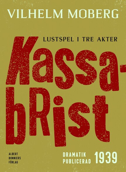 Kassabrist : lustspel i tre akter bookCoverFor