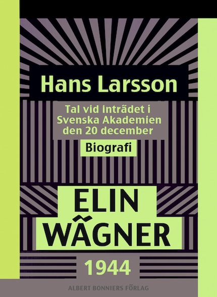Hans Larsson : Tal vid inträdet i Svenska Akademien den 20 december 1944 bookCoverFor