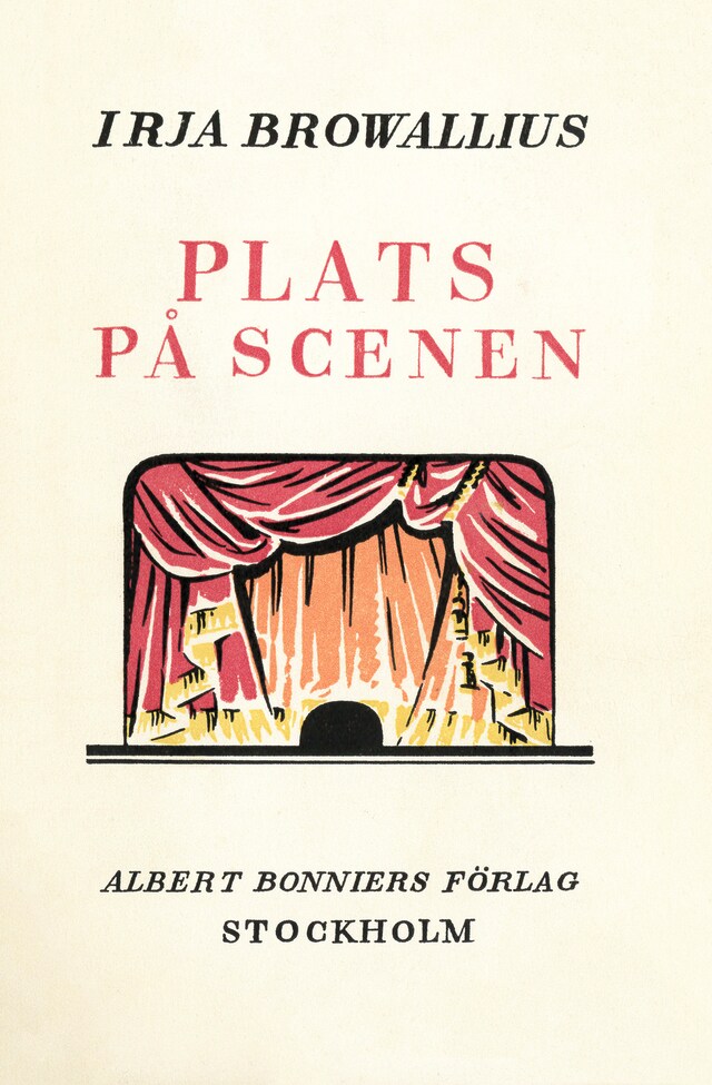 Copertina del libro per Plats på scenen!