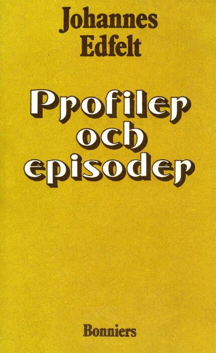 Profiler och episoder bookCoverFor