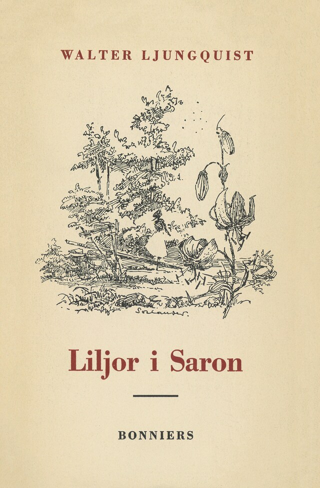 Book cover for Liljor i Saron : (kanske inte en roman)