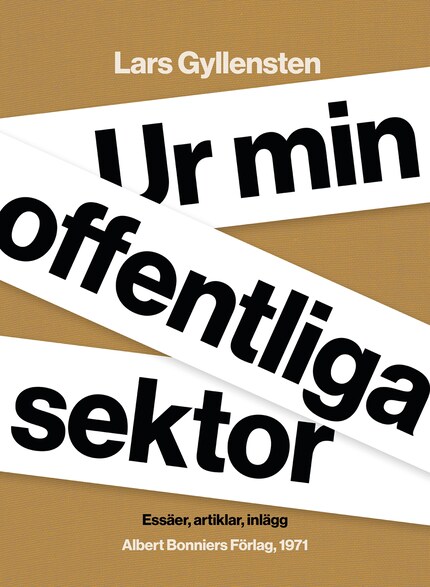 Ur min offentliga sektor bookCoverFor