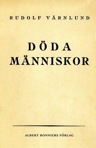 Döda människor : noveller bookCoverFor
