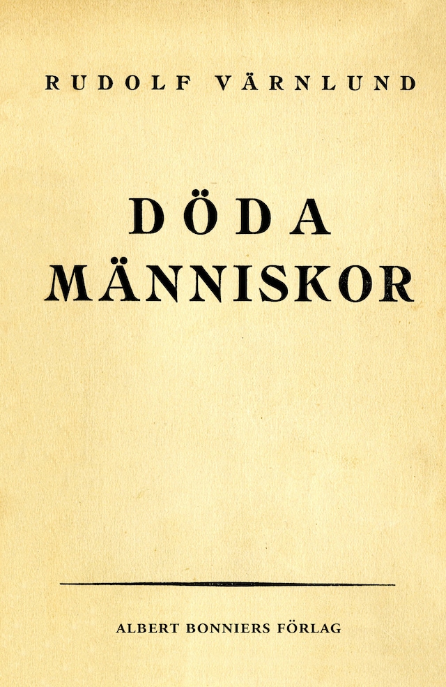 Book cover for Döda människor : noveller