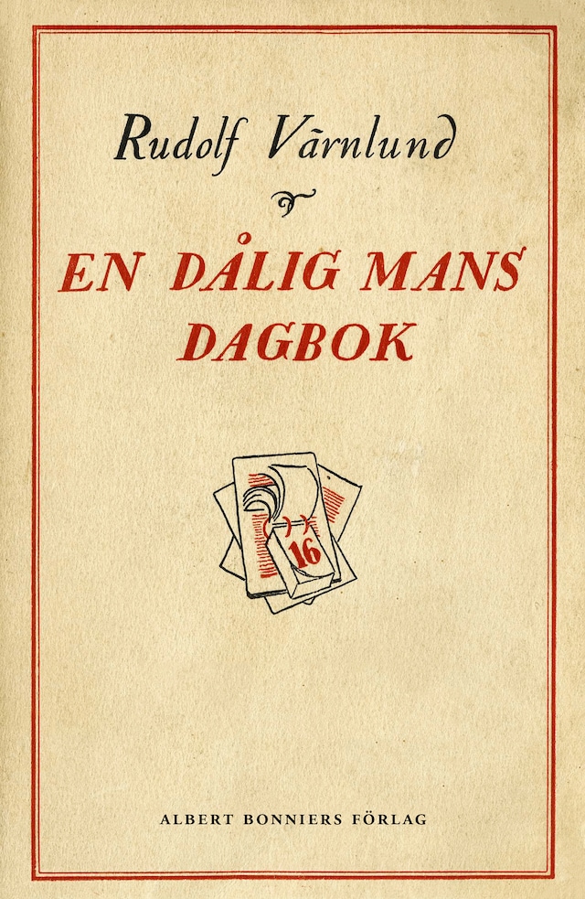 Book cover for En dålig mans dagbok