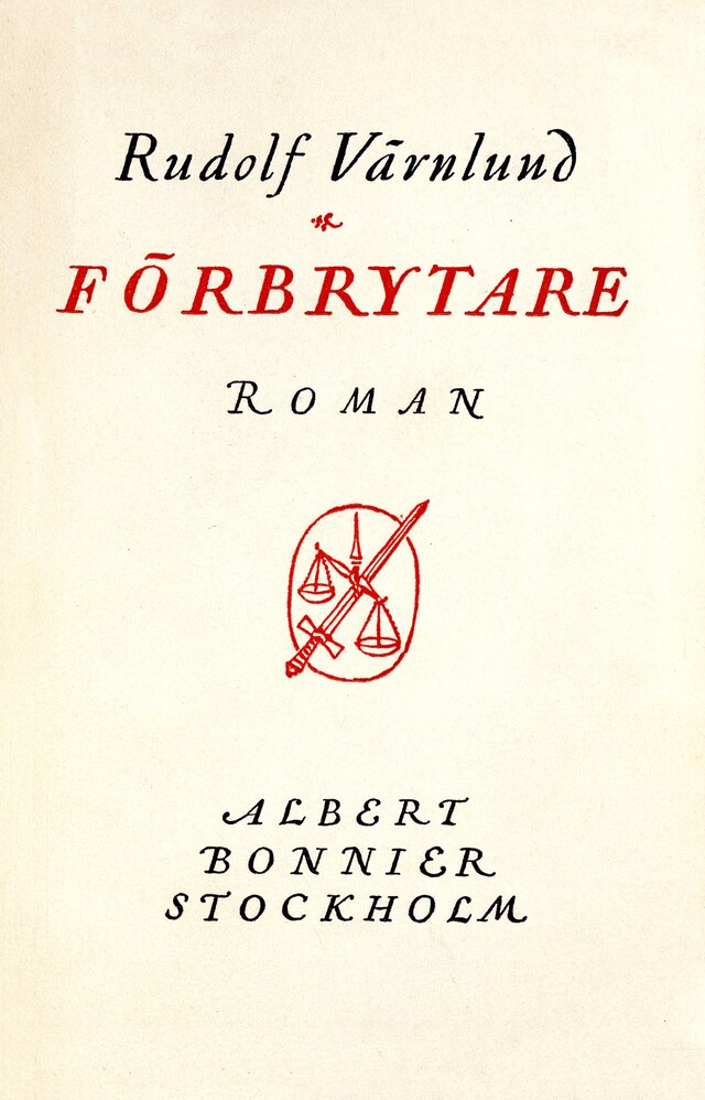 Book cover for Förbrytare
