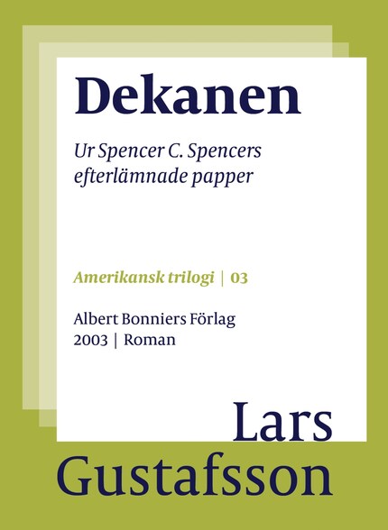 Dekanen : ur Spencer C. Spencers efterlämnade papper bookCoverFor