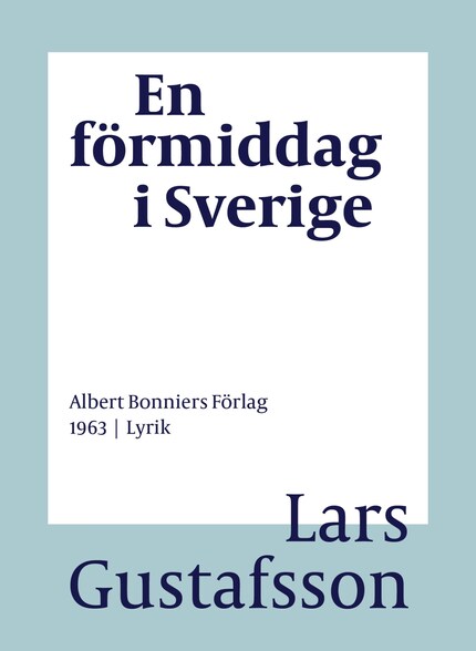 En förmiddag i Sverige : dikter bookCoverFor