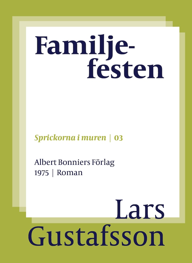 Book cover for Familjefesten