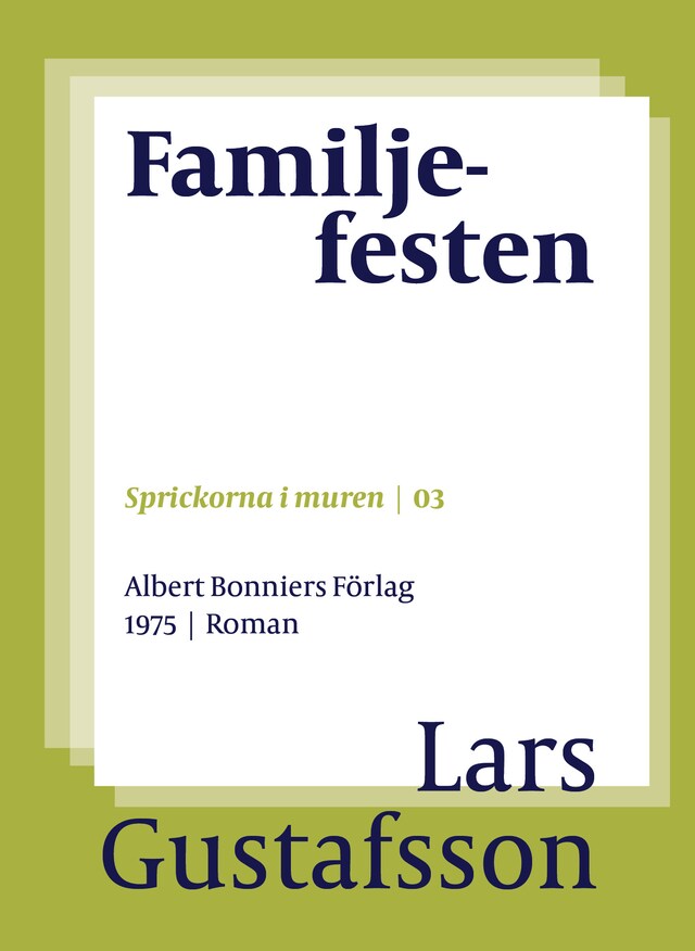 Boekomslag van Familjefesten