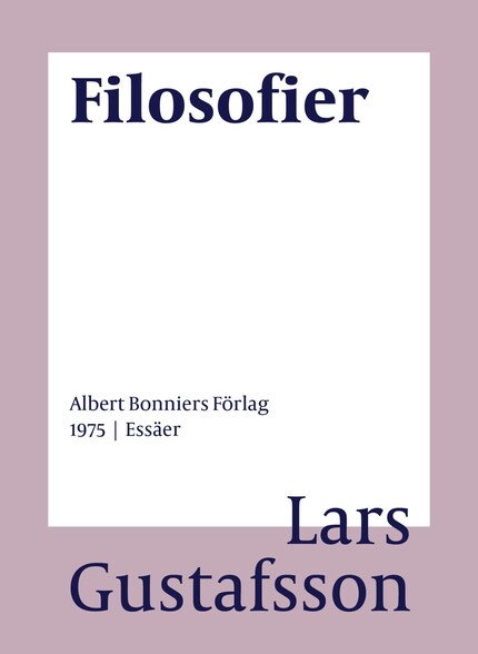 Filosofier : essäer bookCoverFor