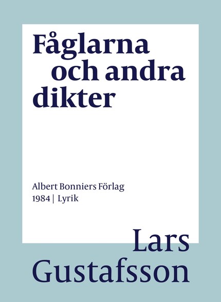Fåglarna och andra dikter bookCoverFor