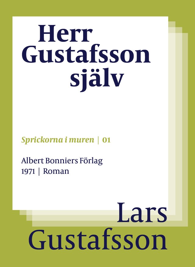 Kirjankansi teokselle Herr Gustafsson själv