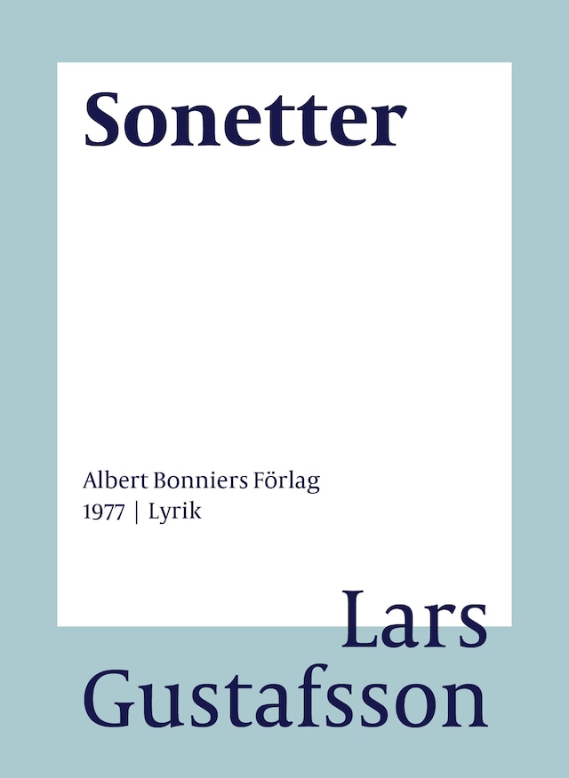 Sonetter Book cover for Sonetter