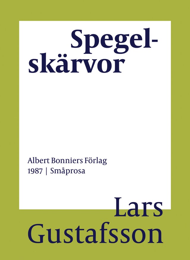 Book cover for Spegelskärvor