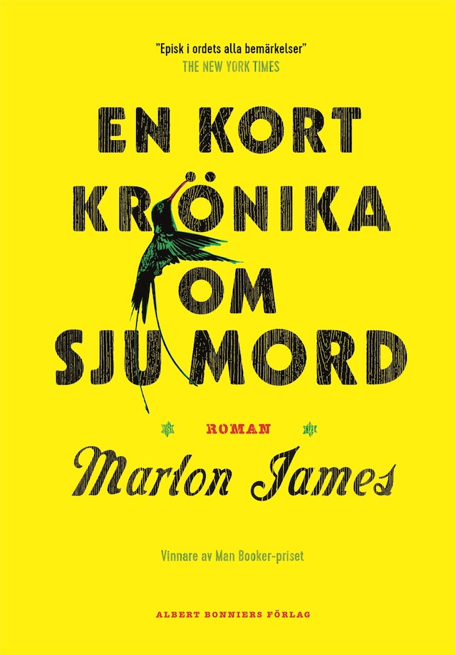 Book cover for En kort krönika om sju mord