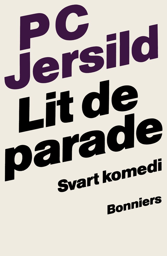 Book cover for Lit de parade : svart komedi
