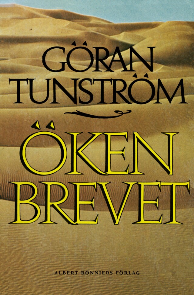 Copertina del libro per Ökenbrevet