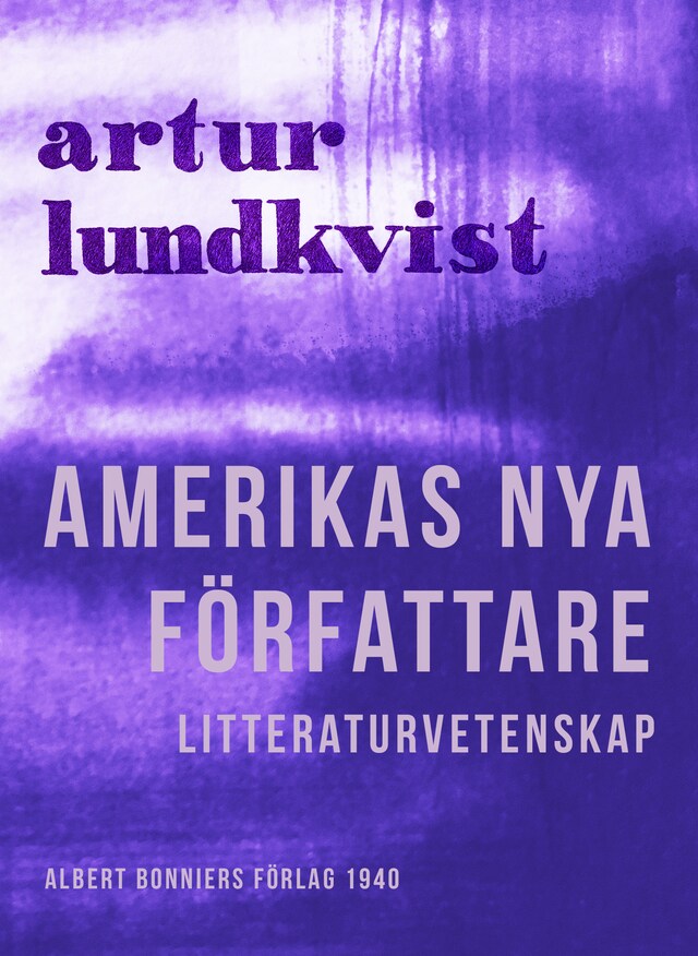 Couverture de livre pour Amerikas nya författare