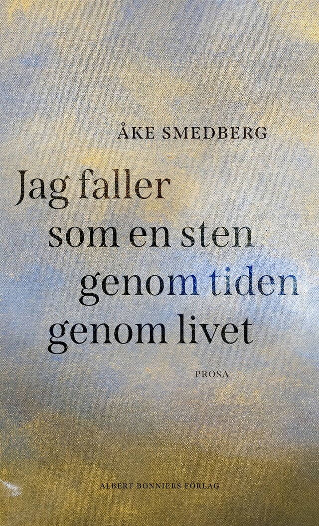 Book cover for Jag faller som en sten genom tiden genom livet