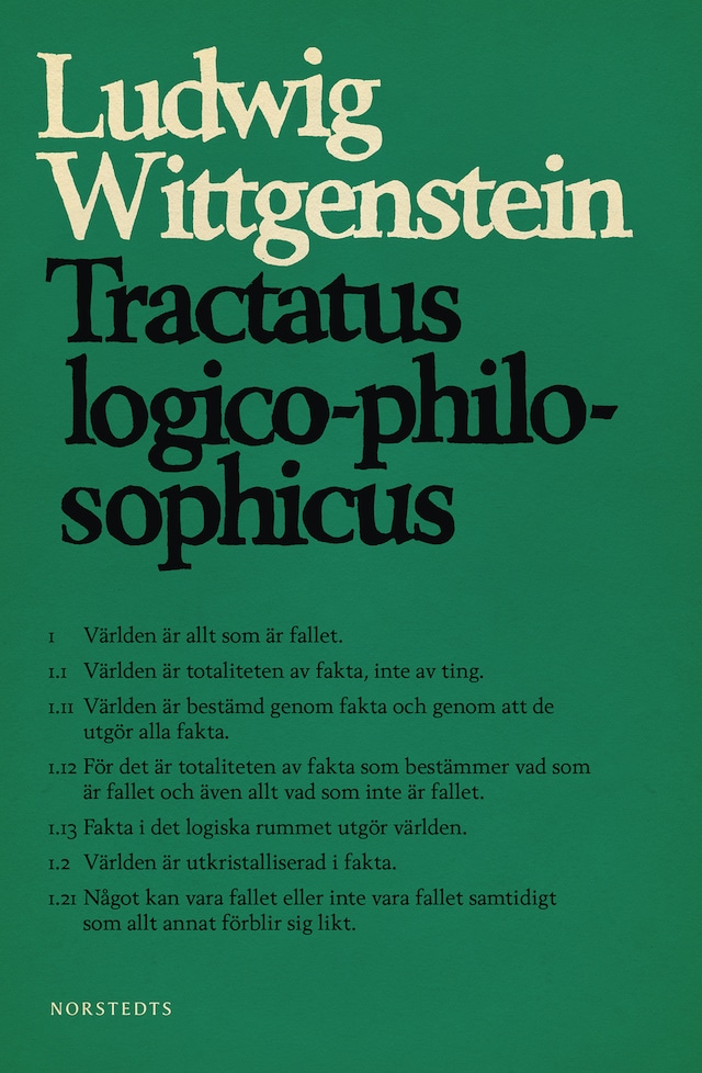 Book cover for Tractatus logico-philosophicus