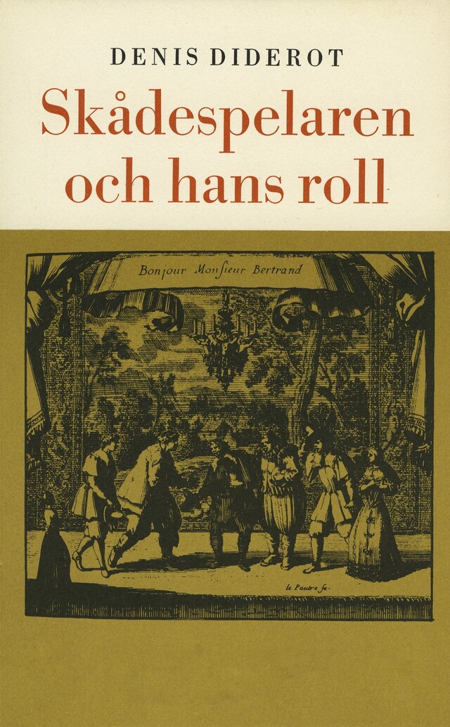 Kirjankansi teokselle Skådespelaren och hans roll