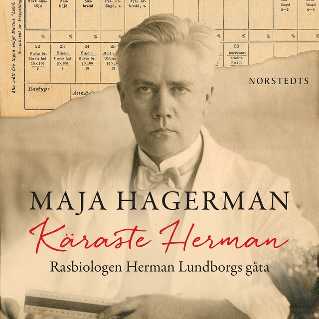 Buchcover für Käraste Herman : rasbiologen Herman Lundborgs gåta