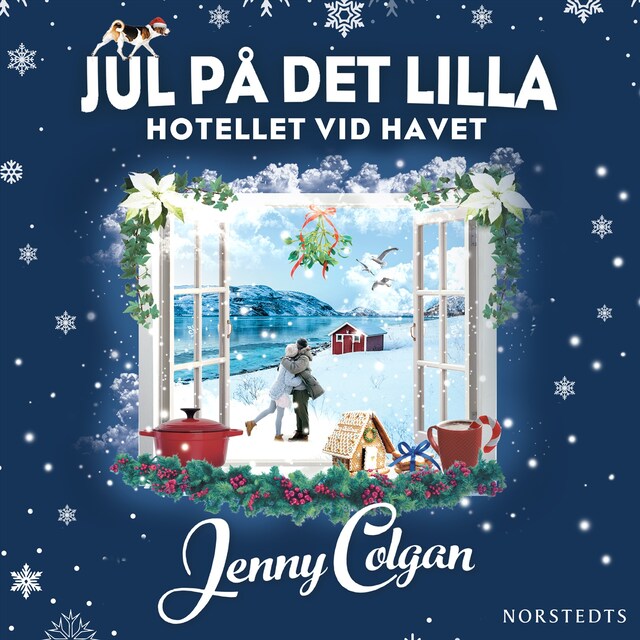 Book cover for Jul på det lilla hotellet vid havet