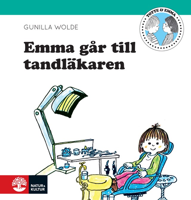 Buchcover für Emma går till tandläkaren