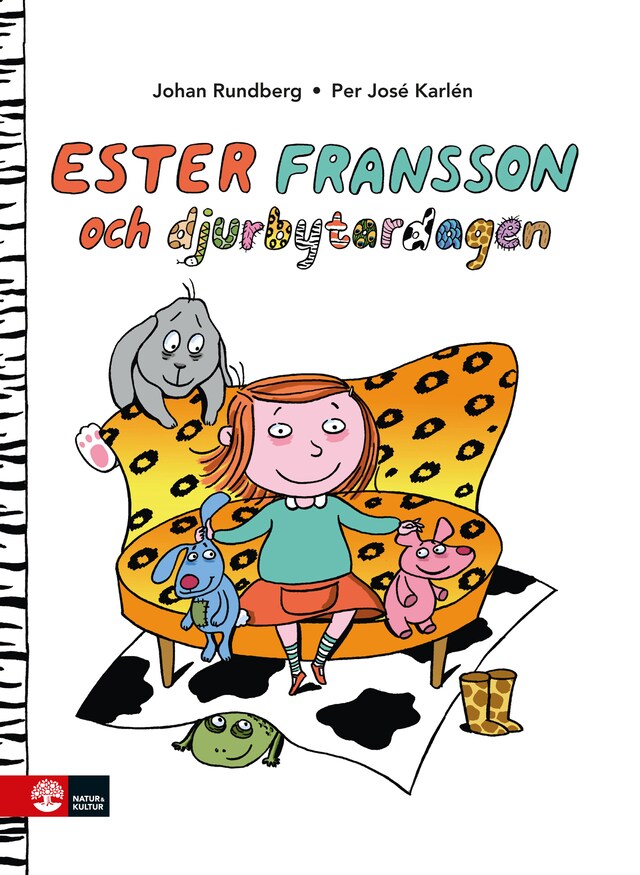 Kirjankansi teokselle Ester Fransson och djurbytardagen
