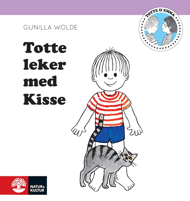 Book cover for Totte leker med kisse