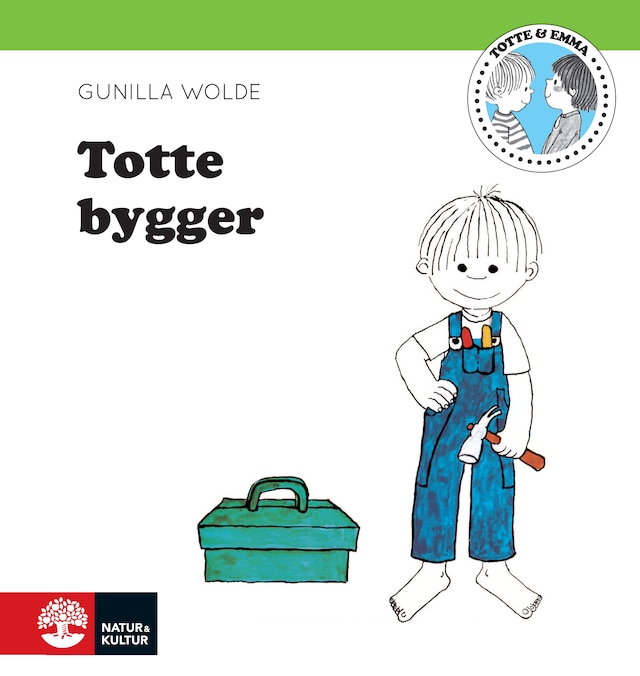 Book cover for Totte bygger