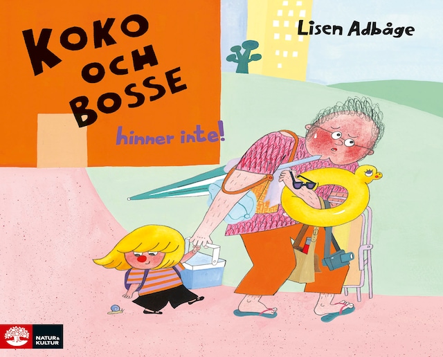 Boekomslag van Koko och Bosse hinner inte