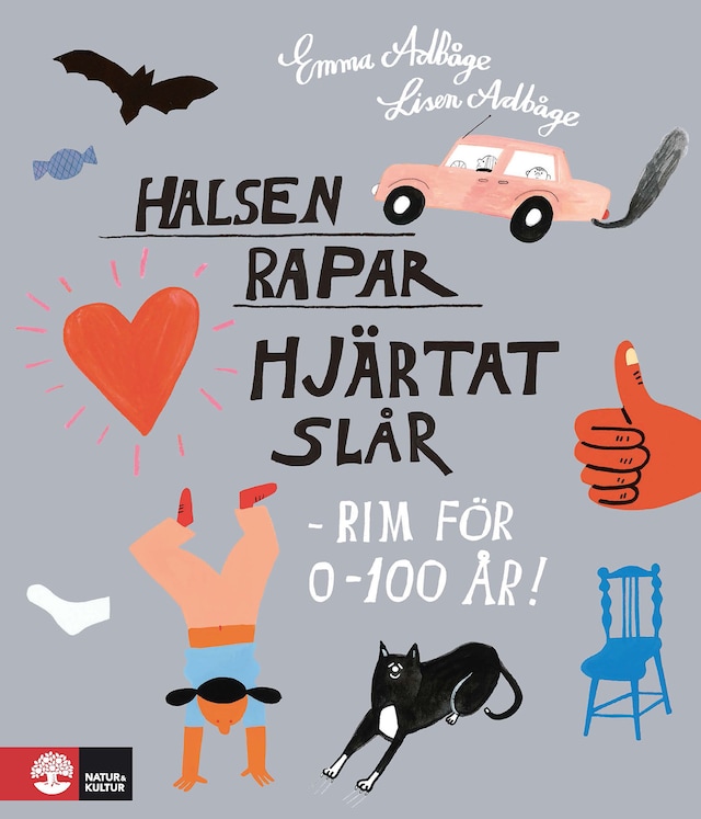 Buchcover für Halsen rapar, hjärtat slår