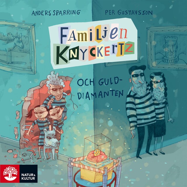 Book cover for Familjen Knyckertz och gulddiamanten