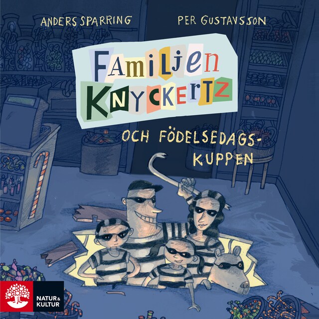 Okładka książki dla Familjen Knyckertz och födelsedagskuppen