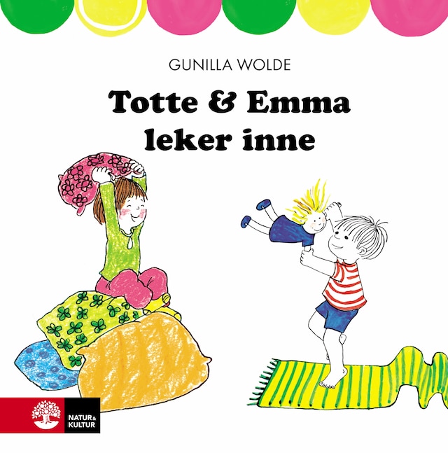 Book cover for Totte och Emma leker inne