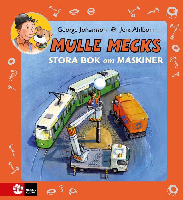 Buchcover für Mulle Mecks Stora bok om maskiner