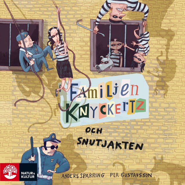 Boekomslag van Familjen Knyckertz och snutjakten