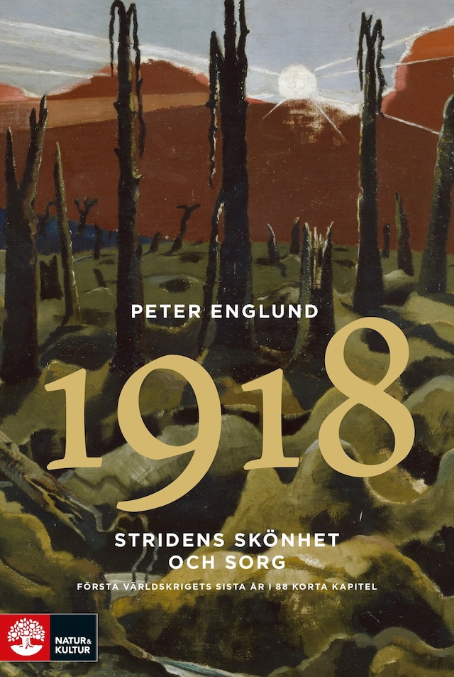 Boekomslag van Stridens skönhet och sorg 1918