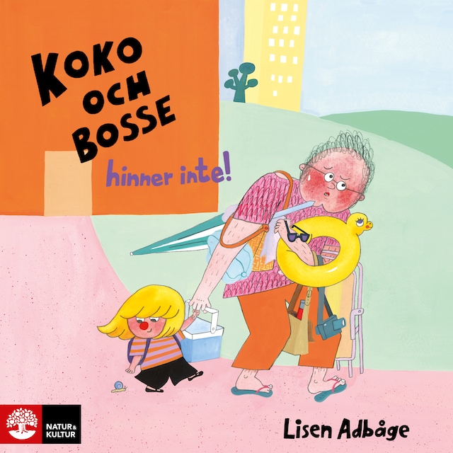 Book cover for Koko och Bosse hinner inte!