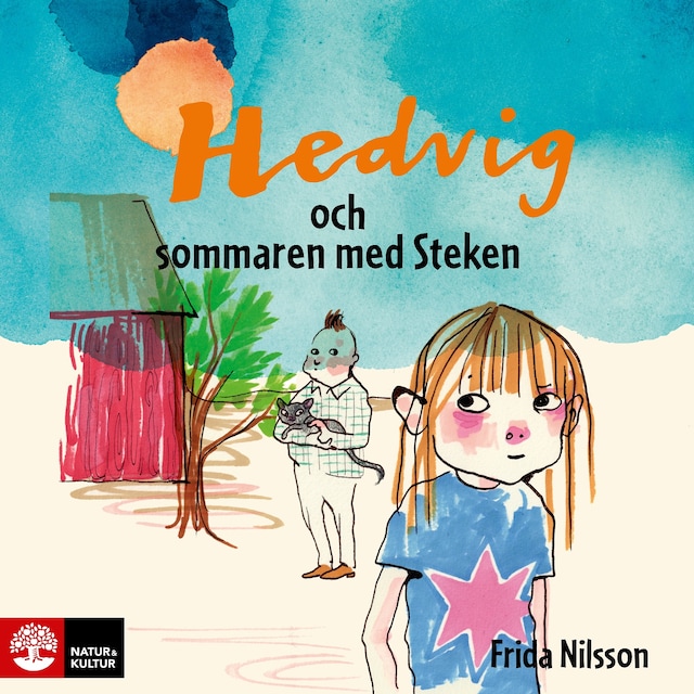 Book cover for Hedvig och sommaren med Steken