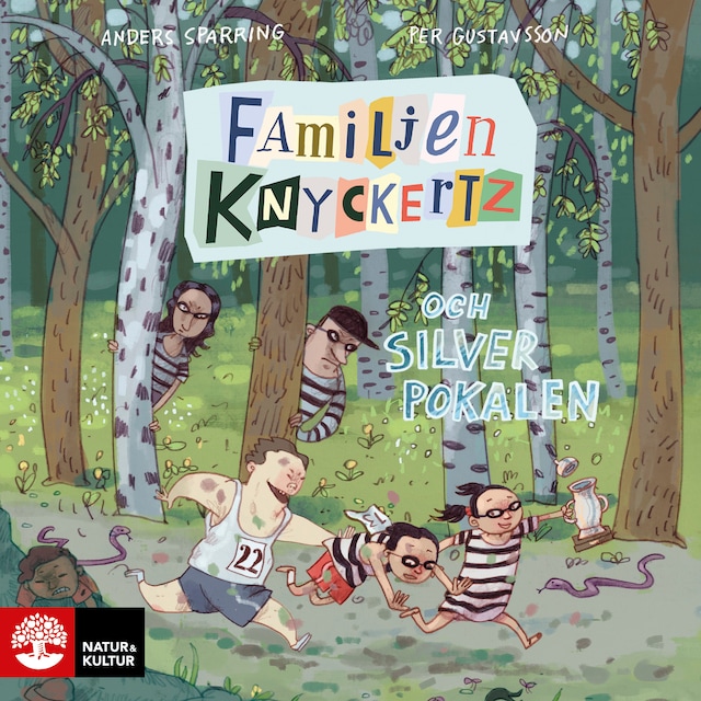 Portada de libro para Familjen Knyckertz och silverpokalen