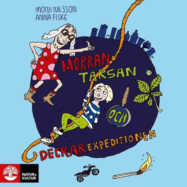 Book cover for Morran, Tarsan och deckarexpeditionen