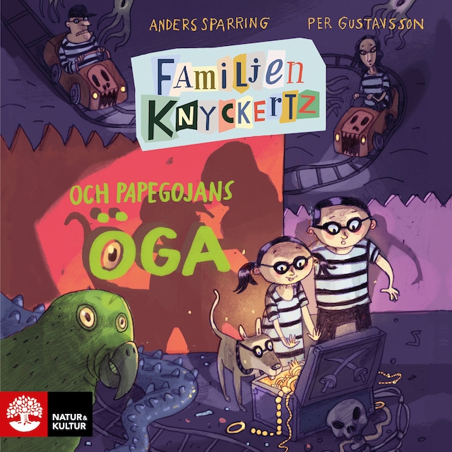 Book cover for Familjen Knyckertz och papegojans öga