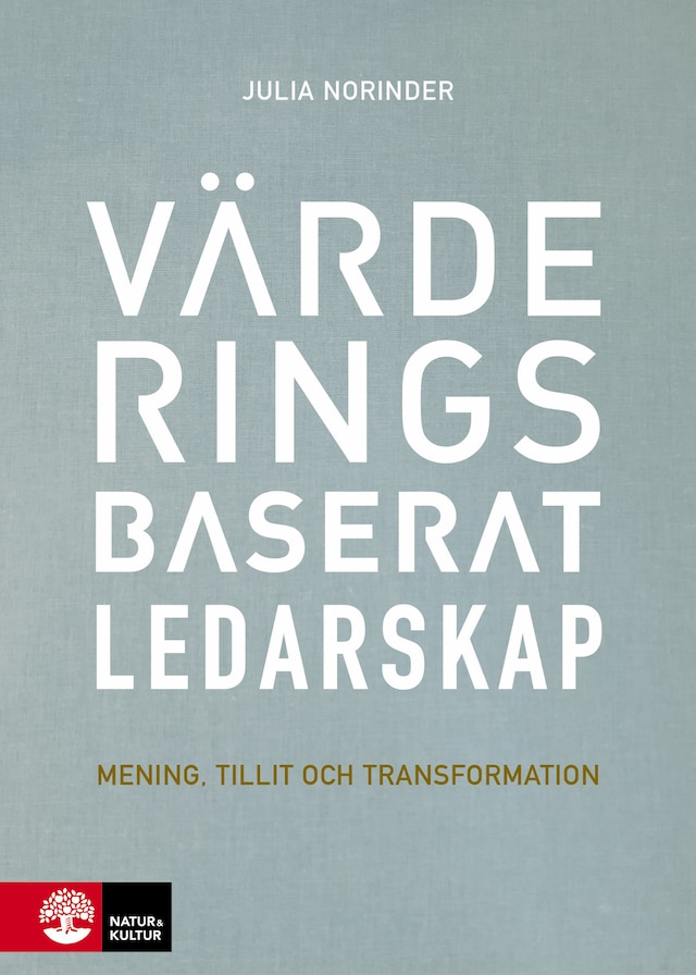Book cover for Värderingsbaserat ledarskap