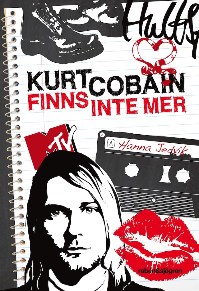 Book cover for Kurt Cobain finns inte mer