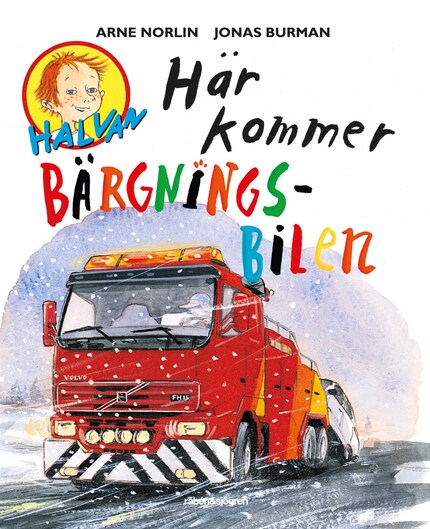 Halvan - Här kommer bärgningsbilen (e-bok + ljud) bookCoverFor